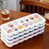 14-piece Ice Cube Tray with Lid - Ice Cube Mold for Home Use - Soft-bottom Ice Tray - Making Ice - Homemade Ice Cubes - Freezing