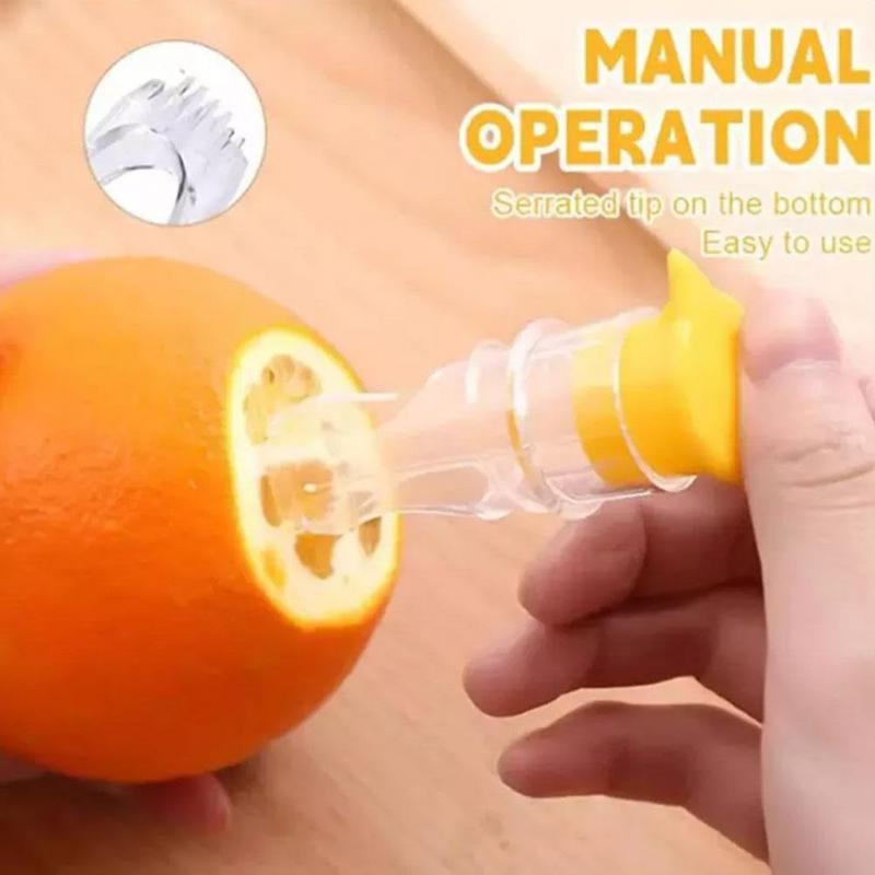 Portable Lemon Squeezer Lightweight Juices Reamer Washable Manual Juices Reamer Tools Supplies Built In Filter for Lemon Orange