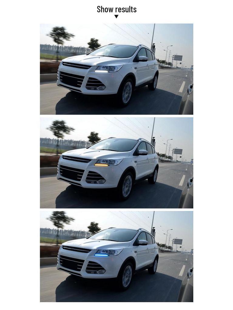 Compatible Dual-Color Daytime Running Lights for 2013-2016 Ford Maverick