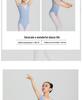 Kurzärmeliges Ballett- und Gymnastik-Tanzkleid für Kleinkind-Mädchen mit Trägerdesign