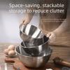 3Pcs Large Capacity Mixing Bowls Stackable Baking Food Storage Containers  Cooking