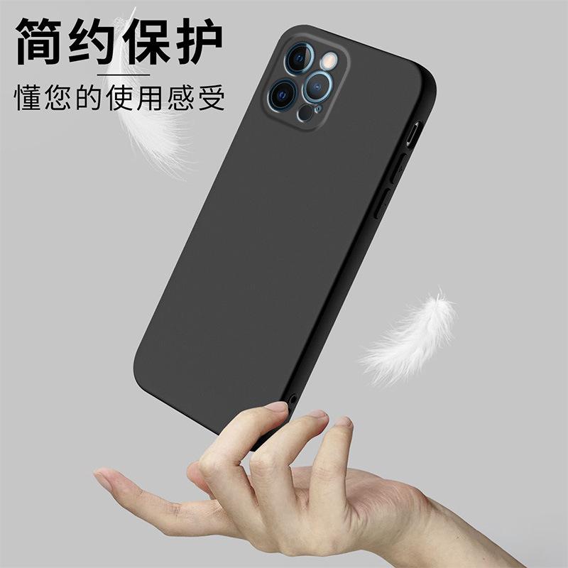 Applicable To Apple 11promax Mobile Phone Case iPhone Protective Case, Liquid Soft Silicone All-inclusive Anti-drop Male and Female Shell