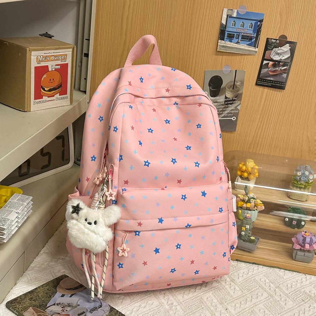 Schoolbag High School Student Backpack Female 1011 New Japanese and Korean Leisure Work Commuter Shopping Backpack Female Large Capacity