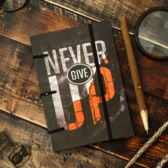 17.78 Cm Motivational Quotes Diary 125GSM Paper Recycled Cotton Free Handmade Paper Diary with Lock