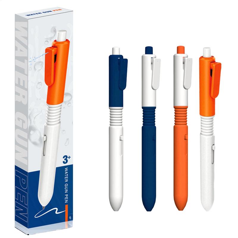 NEW 2 in 1 Funny Prank Retractable Water Spray Pens,Ball Pen with Water Spray Funny Prank Toy Stress Relief