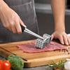 Stainless Double-Sided Meat Kitchen Tool for Pork, Chicken and Beef