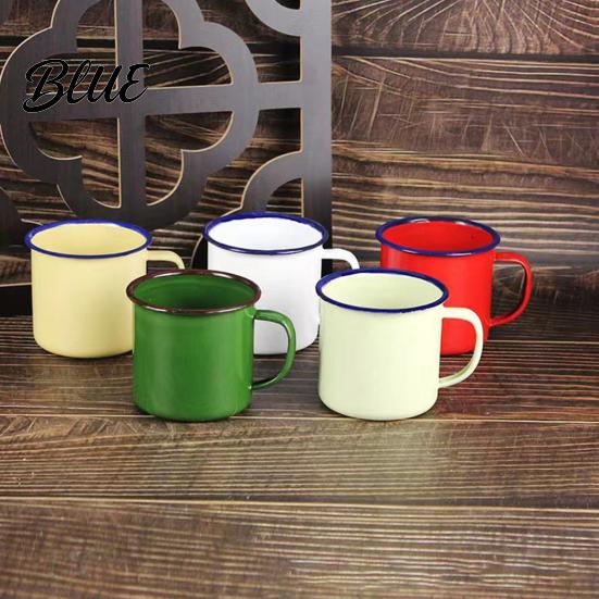 Tazza Retro Eccentrica Tazza da Caffè in Ceramica Fatta a Mano Tè con Manico Colore Solido Classica