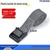 Sangle à boucle en plastique multicolore réglable pour bagages, moto, camping et fret