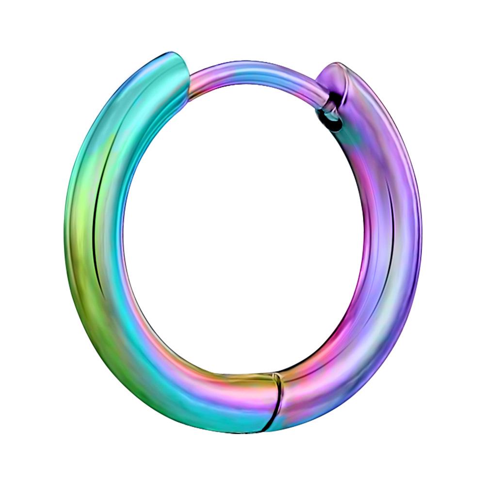 Trendy Stainless Steel Earrings: Simple Ear Studs & Hoops with a High-End Feel