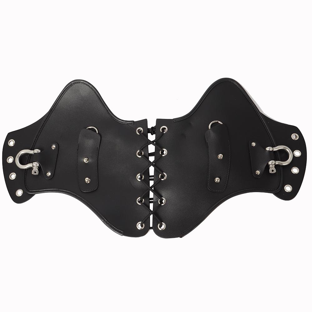 Motorcycle Universal Black PU Leather Heat Saddle Shield Deflectors For Harley Touring Sportster Dyna Honda Yamaha Suzuki Custom