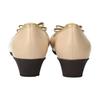 Bridget Birkin Walk Women's Ribbon Walking Pumps, Beige, Size 24.0 cm, 535206