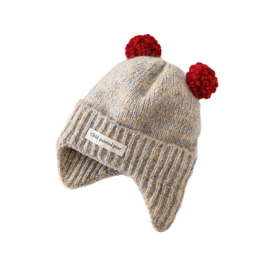 Baby Knit Hat Winter Warmth For Toddler Girls Boys With Earmuff Protection For Cold Weather