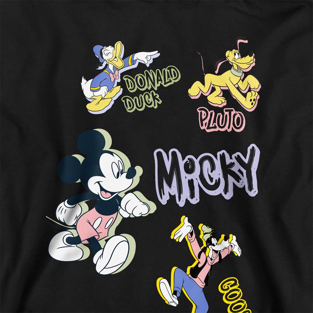 Mickey Mouse & Friends Childrens/Kids Graffiti Heather Hoodie