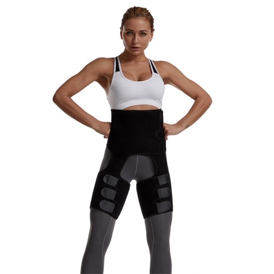 Trymer na uda Kształtujący pas biodrowy Korset neoprenowy Treningowy Fitness Kształtujący pas