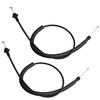 2x Driver Passenger Side Door Latch Cables for 98-02 Dodge Ram 1500 2500 3500