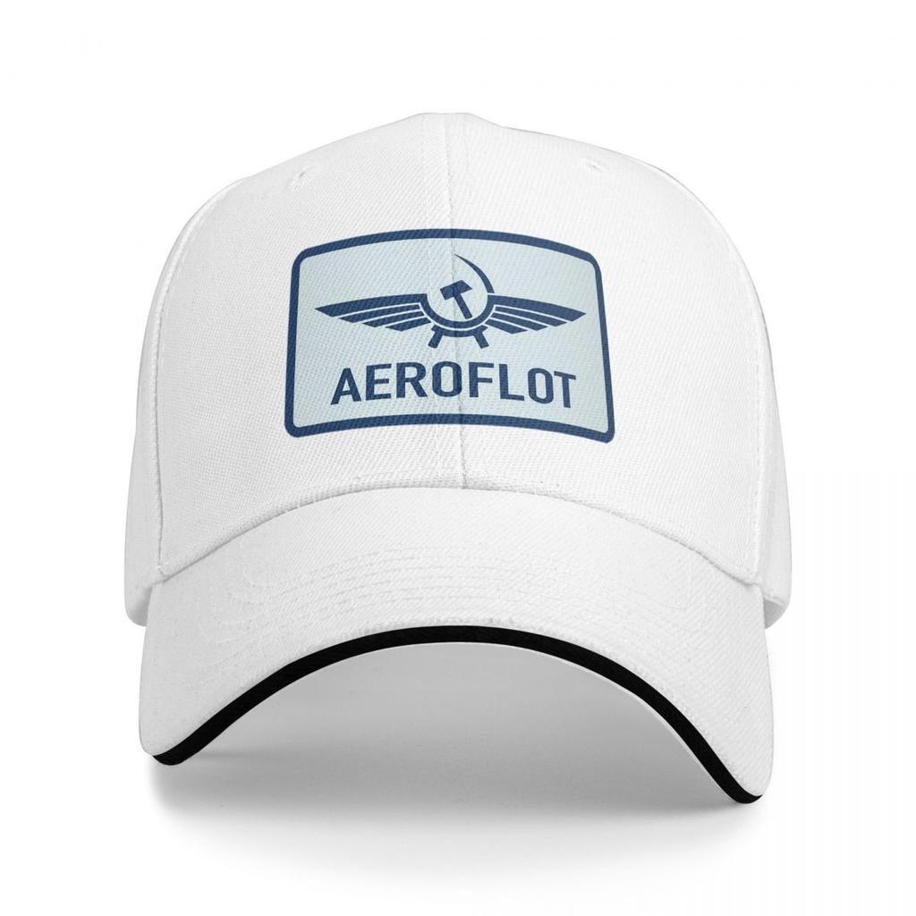 Unisex Baseball Hats Aeroflot Aviation Russe Pilote Aerospace Aviateur Outdoor Streetwear Sports Baseball Caps Cap Casquette Hat