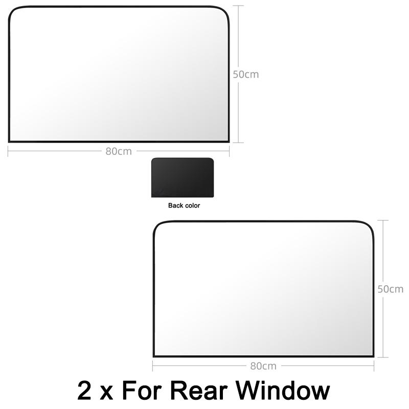 Magnetic Car Sunshade UV Protection Curtains Sun Shield Cover Double Sides Auto Window Sun Shade Protector Cover Accessories
