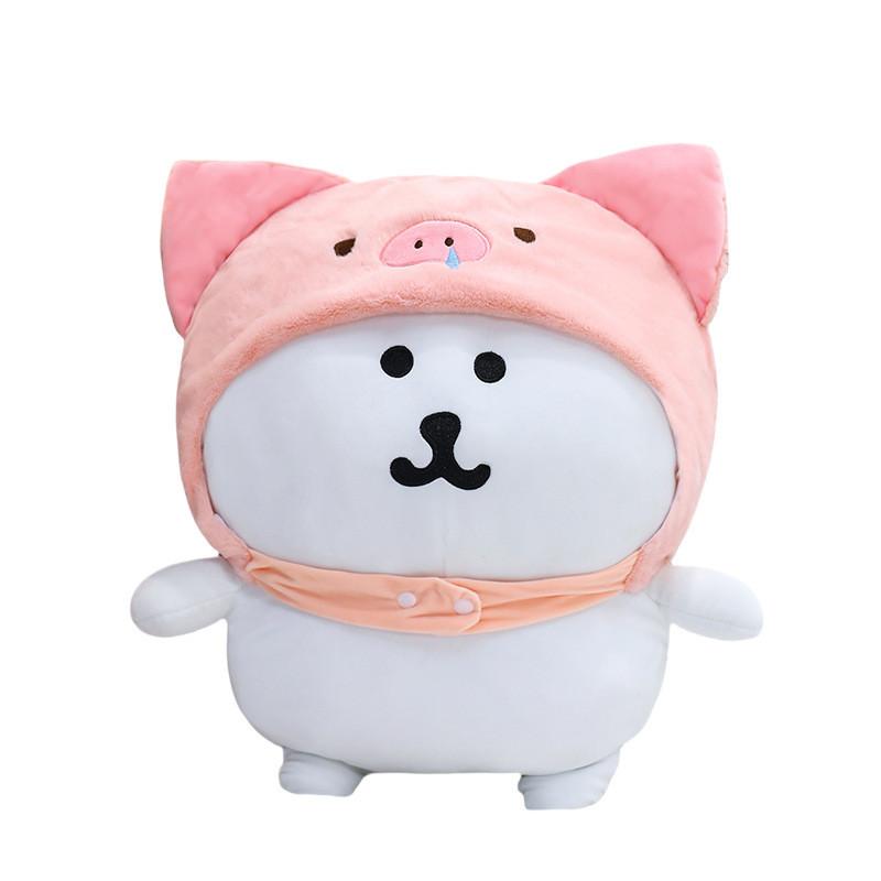 

Joke Bear Plush Toy With Pig Hat Design For Kids Bedtime Comfort And Play 30cm