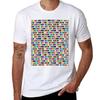 Random Pantone Swatches With Colour Names Tshirt Classic Graphic Short Sleeve Top Tshirt