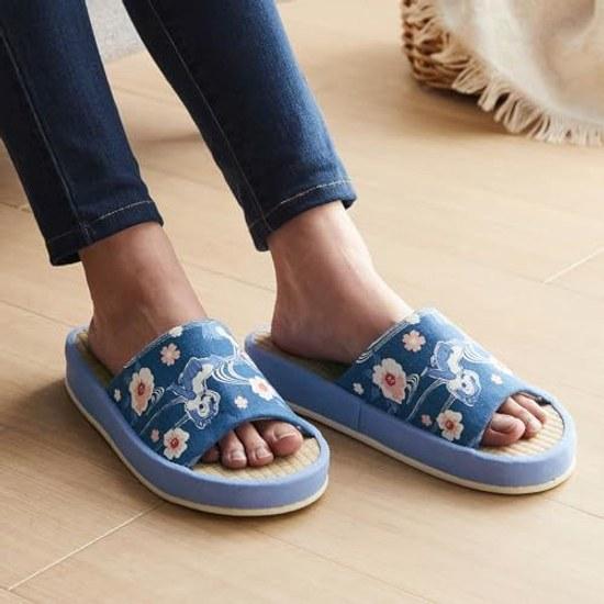 Belmeil Disney Igusa Slippers Plush Urethane Indoor Summer