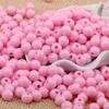 6-10mm DIY Acrylic Solid Color Round Beads for Bags & Charms