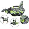 Pet Life Jacket Medium To Large Dogs Swimming Vest With Reflective Stripes Adjustable Hook-and-Loop