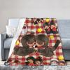 Kawaii Monchhichis  Blanket Ultra Soft  Throw Blankets for Bed 50x60 Inch Multiple Sizes Bedspreads
