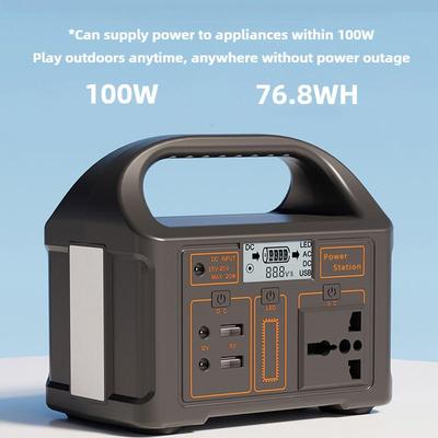 100W Mini Portable Outdoor Power Supply Lithium Iron Phosphate Battery Portable Energy Storage Power Station
