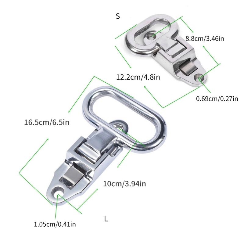 304 Stainless Steel Folding Marine Boats Mast/Transom/ Ladder Steps Safe Pedal