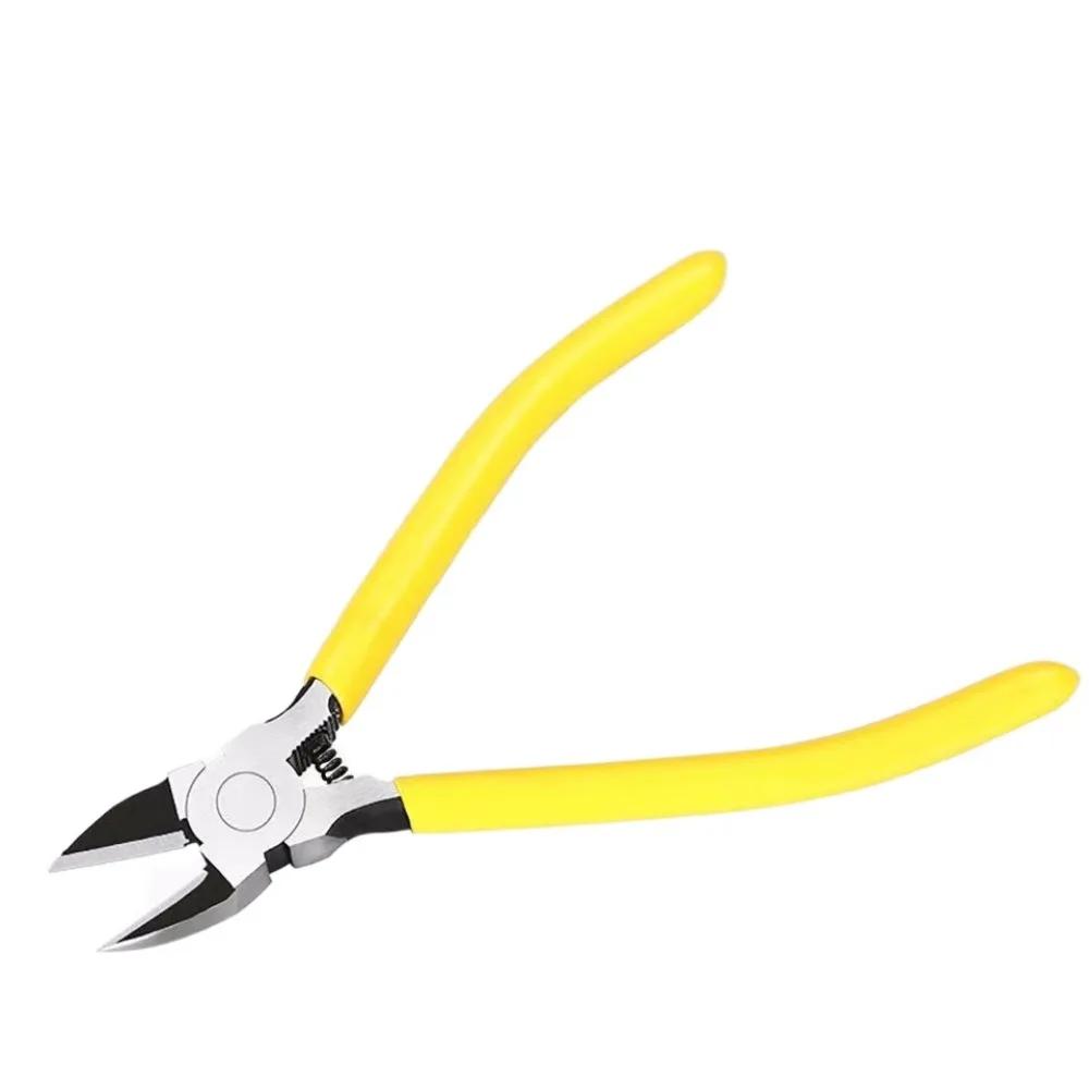 

High Carbon Steel Jewellery Bead Setting Pliers Rubber Red Jewelry Crimping Pliers DIY Handmade Tool American-style Nosed Pliers