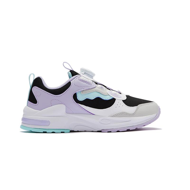 Anta Kids Synthetic Leather Fabric Lifestyle Series Versatile Personality Low-Top Running Shoes Kids sneaker 332518804U