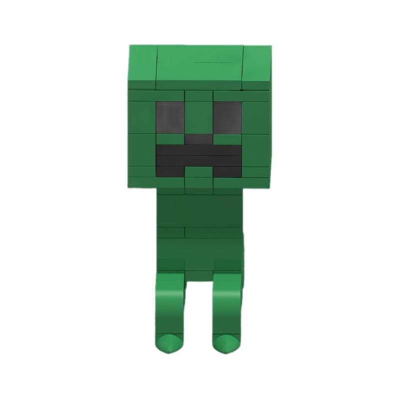 Pixel Man World Crawler Iron Man Puppet Building Block Set