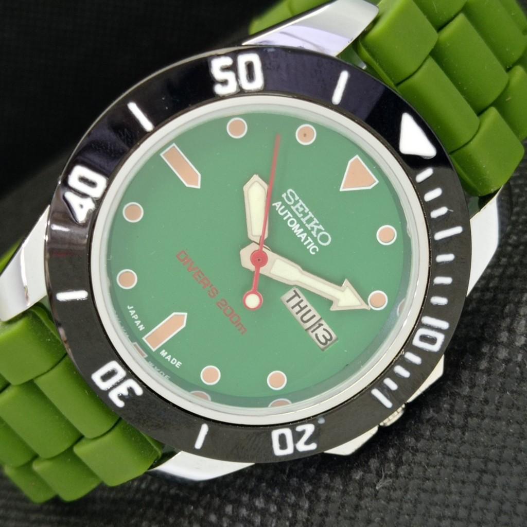 

ВОССТАНОВЛЕННЫЕ ВИНТАЖНЫЕ ЧАСЫ SEIKO AUTO DIVER STYLE ЯПОНСКИЙ С ПОДВИЖНЫМ БЕЗЕЛЕМ a304545-9 SKU574-a304545