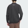 Adidas Sportswear Jacket Letter Print Long Sleeve Polo Shirt Men Jacket Carbon-Black IS7419