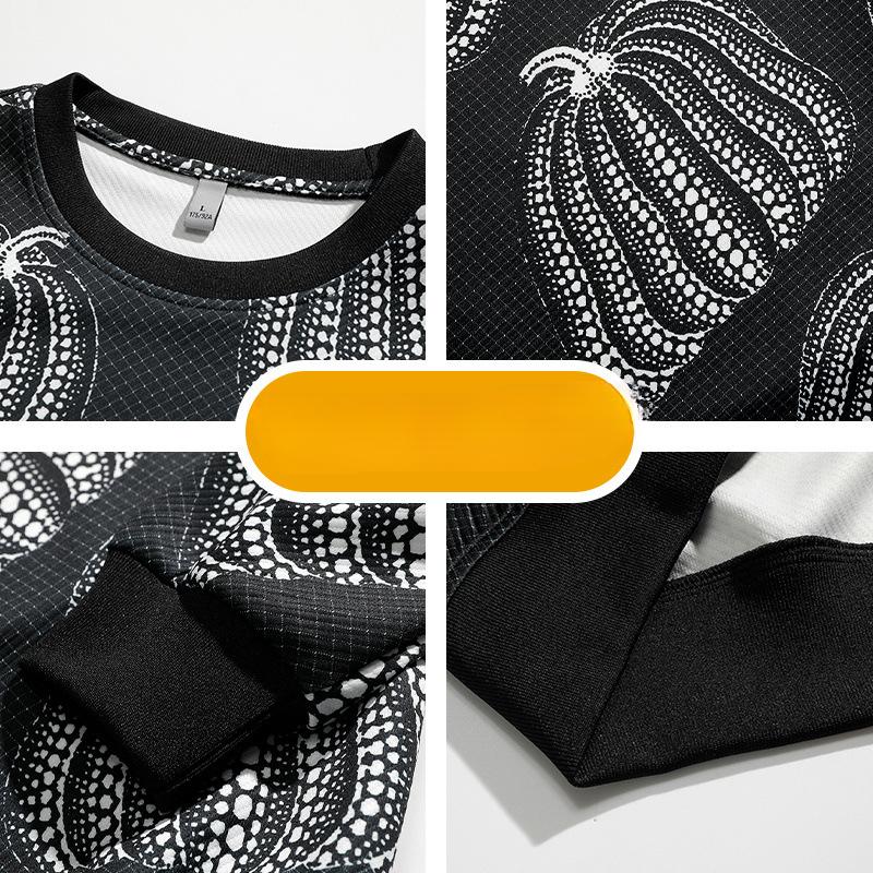 Модный брендовый легкий роскошный свитер с круглым вырезом для молодых мужчин — фото 4