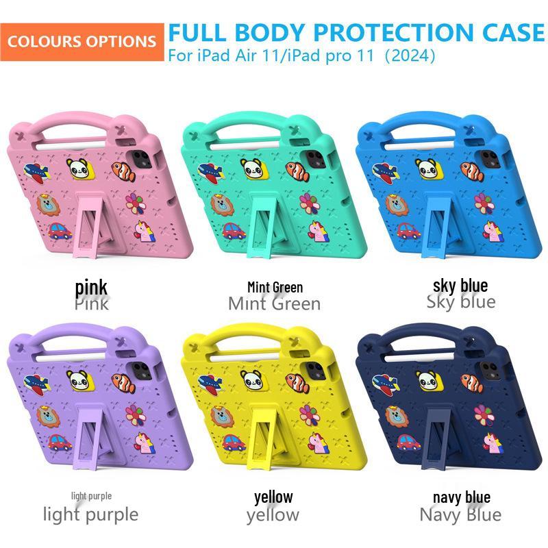 iPad Air 11 (2024/2025) Kids' Cartoon Stand Style Drop-Proof Case
