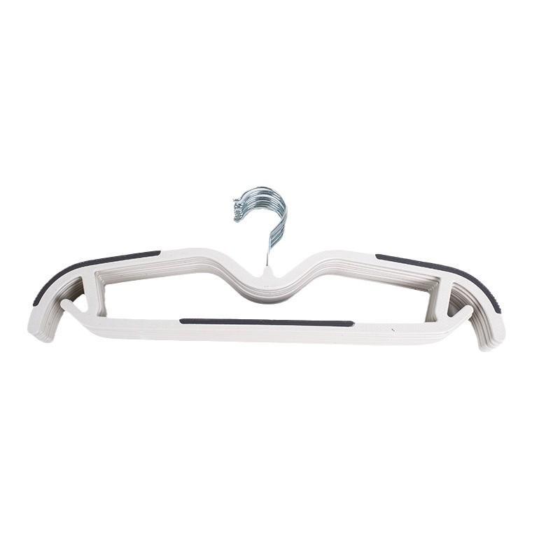 Non-Slip Narrow Short Neck Clothes Hanger with Anti-Shoulder Design