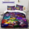 Literie Personnalisée avec Nom pour Célébration d'Anniversaire, Ensemble Couette Housse de Couette Taie d'Oreiller Cadeau d'Anniversaire pour la Maison (1 housse de couette + 2 taies d'oreiller, sans garniture.)