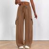Women's Running Sweatpants Fall Loose Wide Leg Casual Pants Casual Workout Joggers with Pockets
