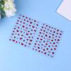 Pink Butterfly Butterfly Bow Nail Stickers Shiny Laser 3D Butterflies Nail Decals Adhesive Butterfly