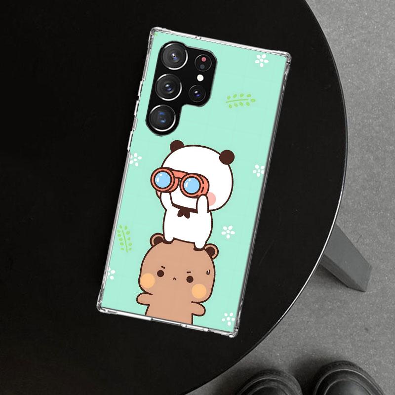 Cute Peach Goma Cat Phone Case Cover for Samsung Galaxy S26 S25 Edge S24 S23 Ultra S22 Plus S21 FE S20 + Art Customized Fundas G
