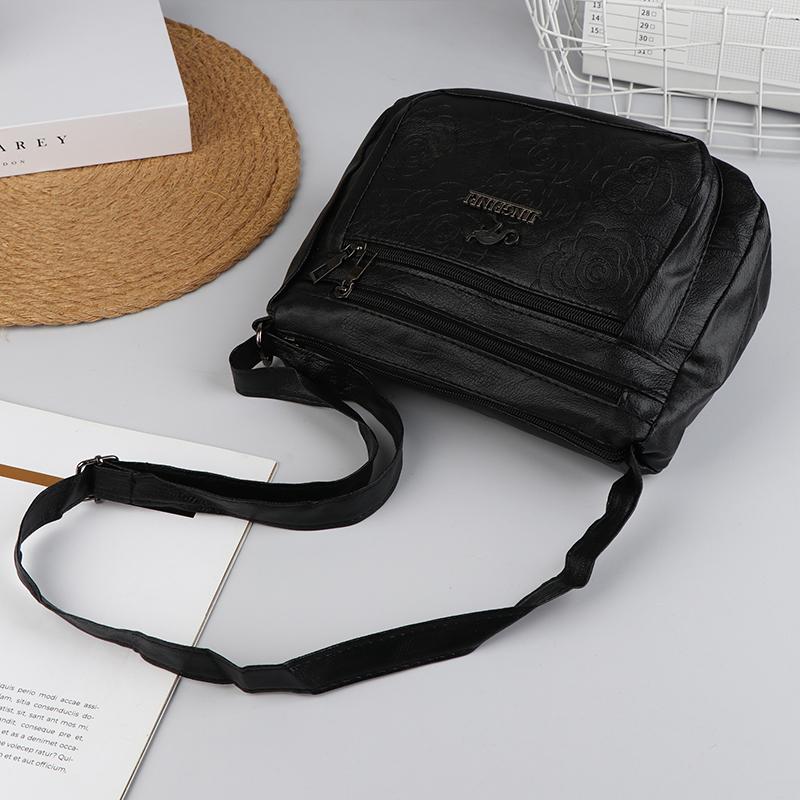 Women'S Bag Middle-Aged Bag Mother'S Bag Multi-Layer Large Capacity Single Shoulder Crossbody Mother-In-Law Buy Vegetable Bag