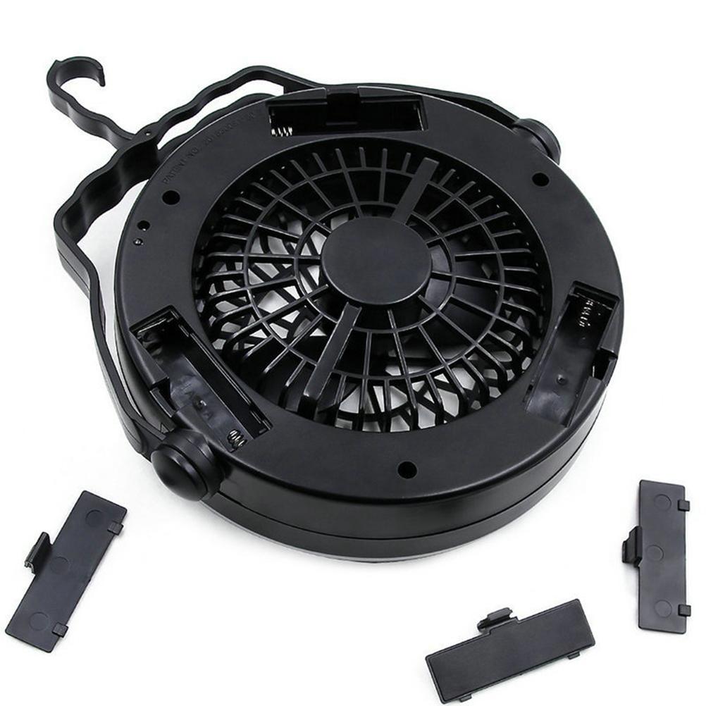 3 in 1 LED Camping Lantern Fan Portable USB Battery Powered Fan Light Tent Lamp with Hook for Outdoor Camping Hiking