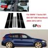 For BMW 1 Series E81 F20 F40 2004- Side Door Frame Window Decoration Bright Black Center Pillar Sticker