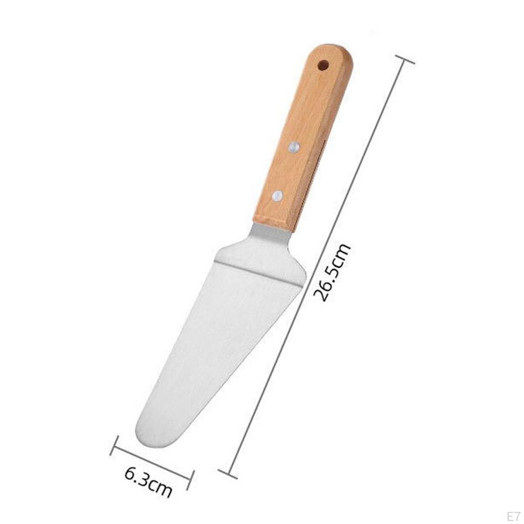 Baking Paddle, Pizza Turning Peel With Wooden Handle, Cake Lifter Transfer Tray For BBQ Baker Pasta