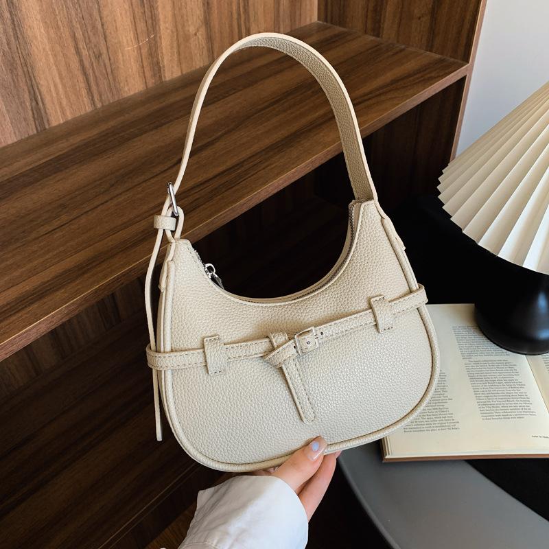 2025 Spring and Summer New Armpit Bag Casual Fashion Versatile Bag Bag Dumpling Bag Shoulder Messenger Bag High-end Niche
