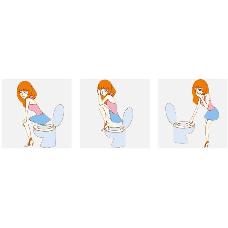 50Pcs Disposable Plastic Toilet Seat Cover Waterproof and Non Slip Individually Wrapped, for Travel, Toilet Seat Protectors