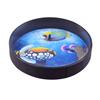 16 Inch Ocean Drum Wooden Handheld Sea Wave Drum Percussion Instrument Gentle Sea Sound Musical Toy Gift for Kids