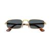 RAYBAN logo Metal Square Sunglasses Unisex Couple Style 001/R5 54-21 RB3927