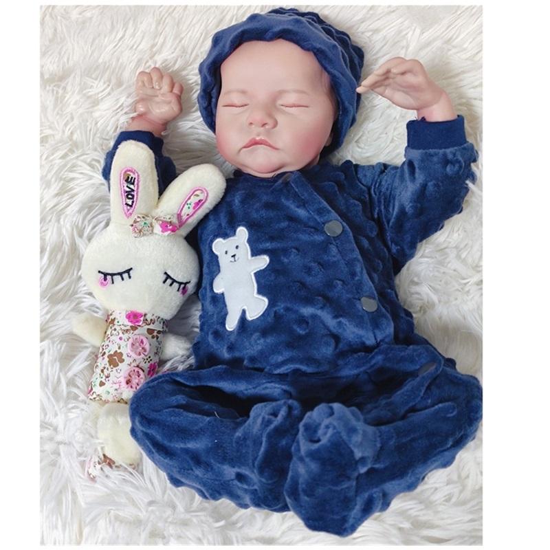18 Zoll Rebirth-Puppe Realistisches Baby Weicher Körper Reborn-Puppe Für Kinder Perfektes Geschenk Premium-Qualität Kleinkindspielzeug